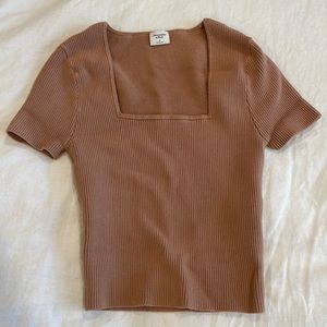 Abercrombie ribbed knit top